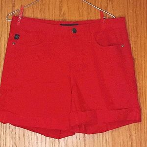 Rock & Republic red cutoff jean shorts